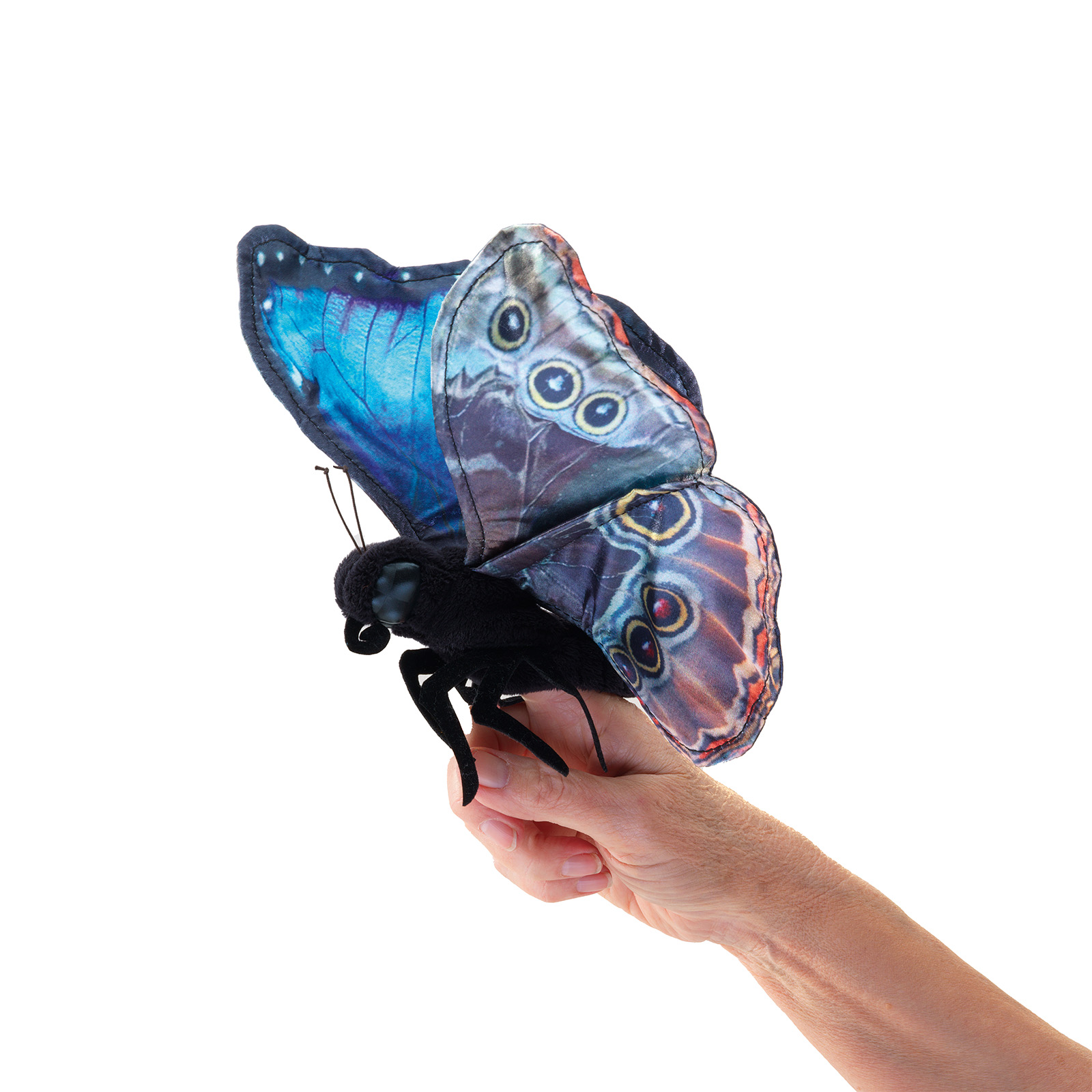 Folkmanis Blue Morpho Butterfly Hand Puppet