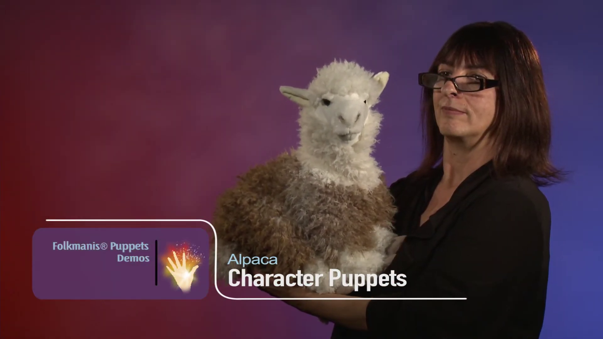 Folkmanis fashion alpaca puppet